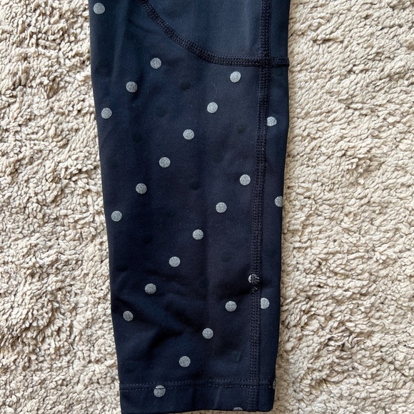 Nike Racer Flash Running Tights Black Polka Dot Pants Womens S Small Workout - Picture 7 of 12